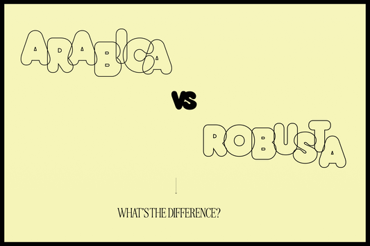 Text of Arabica vs Robusta Coffee beans - What's the difference?